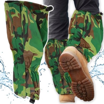 STUPTUTY WODOODPORNE OCHRANIACZE NA BUTY I NOGAWKI ZESTAW MOCNE LEKKIE