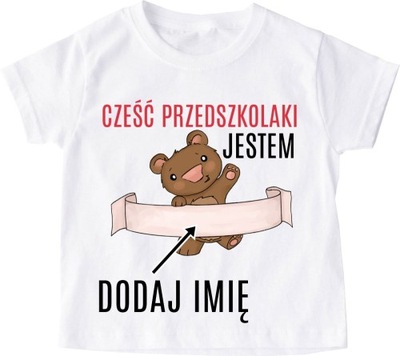 Koszulka do przedszkola dla przedszkolaka roz 128