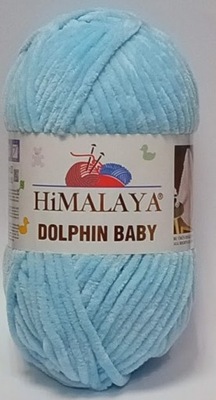 włóczka HIMALAYA DOLPHIN BABY kolor 80306 błękitny