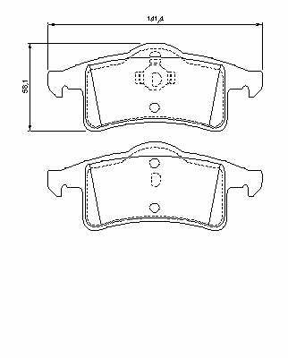 ZAPATAS DE FRENADO JEEP GRAND CHEROKEE 99-05 PARTE TRASERA  