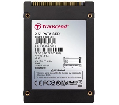 Dysk SSD Transcend 330 32GB 2,5'' IDE PATA ATA