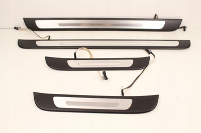 Накладки накладки пороговые подсвечиваемые a6 c7 sedan фото №1