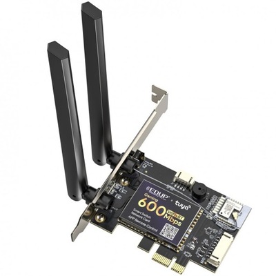 Karta sieciowa PCI do komputera PC kontrola TUYA WiFi Bluetooth z AC600SW