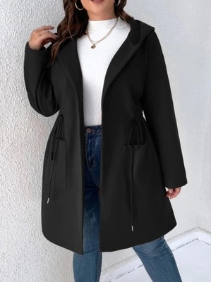 SHEIN PLUS SIZE KURTKA PARKA CZARNA DAMSKA 48 V6I