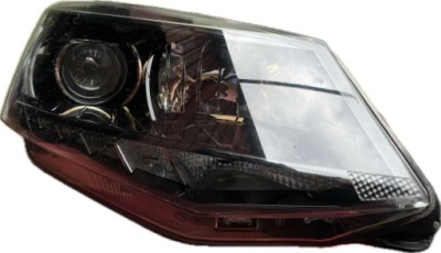 Фара prawalampa правая skoda fabia iii 3 линза + led 6v1941016b фото №1