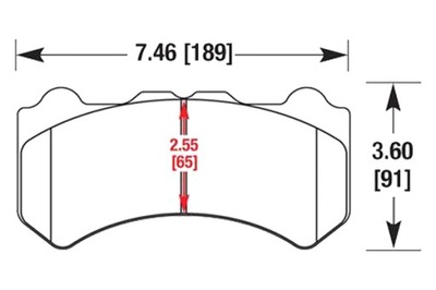 HAWK HPS NISSAN GT-R TRINKELĖS PRIEK. HB650F.730 