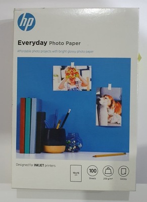 HP papier fotograficzny 100szt BŁYSZCZĄCY 200g