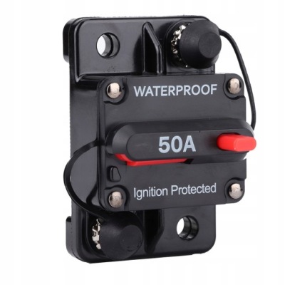 Автомобильный предохранитель автоматический 50a 48v фото №1