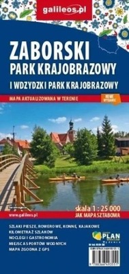 MAPA TURYST. - ZABORSKI PARK KRAJOBRAZOWY 1:25 000