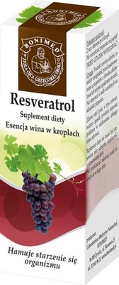 Resveratrol krople 20 ml esencja wina w kroplach
