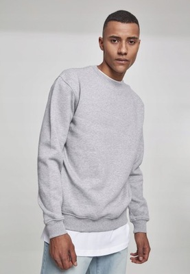Gładka Bluza Sweatshirt Grey Urban Classics L