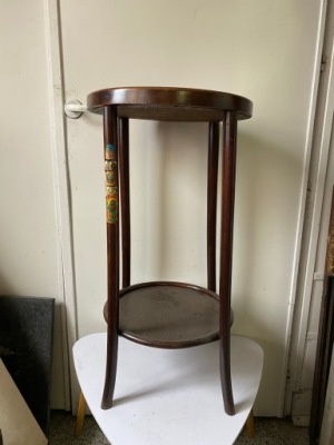 MAŁY STOLIK OKRĄGŁY BAREK GIĘTY THONET