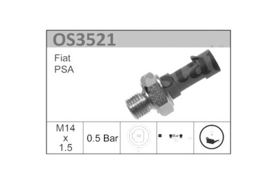 CALORSTAT BY VERNET SENSOR DE PRESIÓN ACEITES ABARTH 500 595 695 500C  