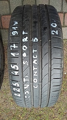 TIRE 1SZT. 225/45/17 91W CONTISPORTCONT5 ROK2020  