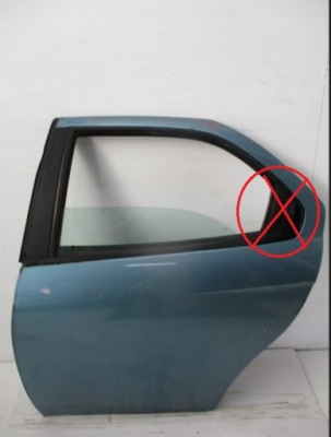 Дверь левая задние alfa romeo 156 фото №1