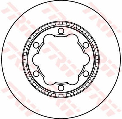 DISCS BRAKE REAR TRW DF4919S  