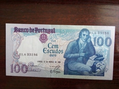 Banknot 100 escudos Portugalia