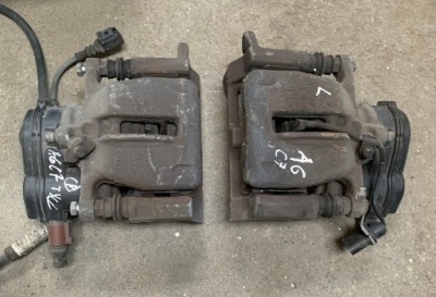 Audi a6 c7 суппорт тормозной задняя левый lub правый фото №1