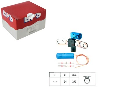 Датчик оборотов вала коленчатого renault eps фото №1