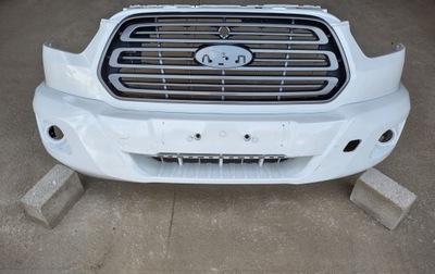 Ford transit mk8 viii 14-18 бампер перед решітка радіатора фото №1