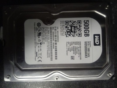 Dysk twardy Western Digital WD5000AAKX 500GB