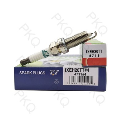 4PCS IXEH20TT-4711 DUAL IRIDIUM SPARK PLUGS PARA NISSAN TOYOTA SUBARU~27792  