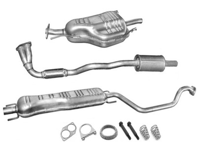 OPEL ZAFIRA A 1.6 1.8 ГЛУШИТЕЛЬ (ГОД 1999-2000) '