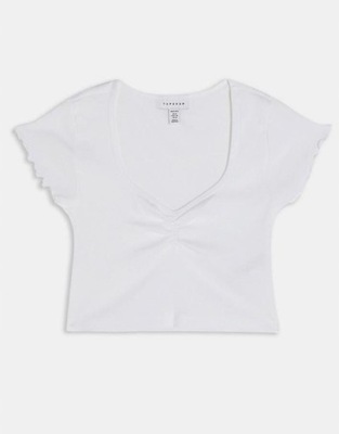 Topshop Petite ult TOP DEKOLT KRÓTKI XS