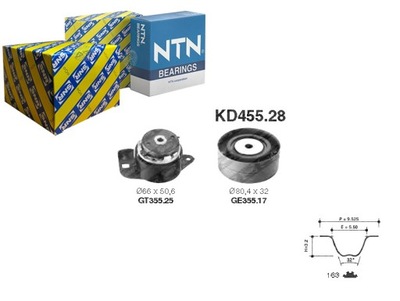 Snr комплект - набір ремінь розподільного валу snr, kd455.28 фото №1