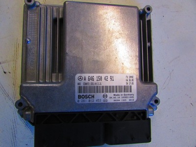 Блок управления, бортовой компьютер двигателя mercedes w211 lift фото №1