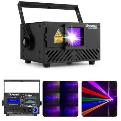 Profesjonalny Laser analogowy DMX ILDA+ karta SD