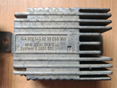 Mercedes w210 блок управления вентиляторов a027548032 фото №1