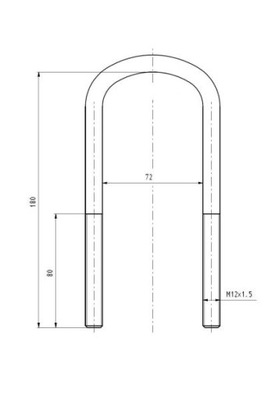Скоба ресора s-tr str-50307 фото №1