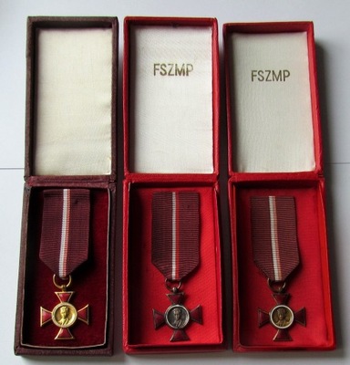 MEDAL JANKA KRASICKIEGO:ZŁOTY, SREBRNY,BRĄZOWY-KPL