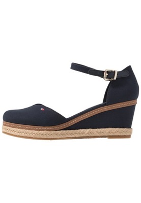 TOMMY HILFIGER FW0FW04787 ESPADRYLE KOTURN 41 ŻLA