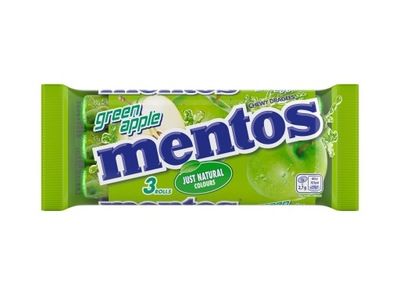 MENTOS Green Apple zielone jabłuszko 3x37,5g