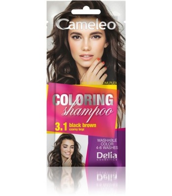 Delia Cosmetics Cameleo Szampon koloryzujący 3.1 c
