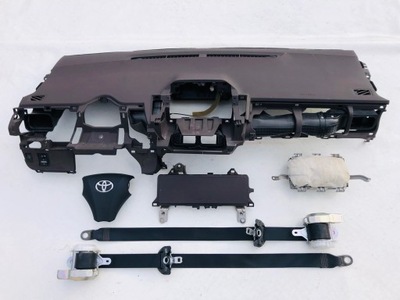 Toyota iq коричневый приборная панель приборная панель консоль подушки безопасности ремни фото №1