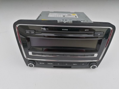 Skoda superb ii lift радио заводской mp3 swing фото №1