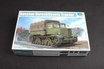 Trumpeter 01573 Model Voroshilovets Tractor - ciągnik Woroszyłowiec 1/35