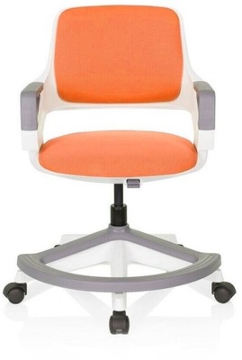 Fotel ROOKEE obrotowe krzesło do biurka podnóżek