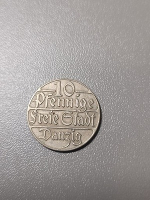 10 PFENNIG 1923 - WOLNE MIASTO GDAŃSK