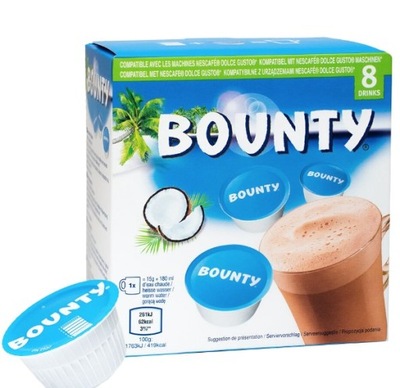 Bounty Hot Chocolate Dolce Gusto Cups
