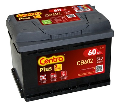 АККУМУЛЯТОР CENTRA CB602 60 AH 540 A