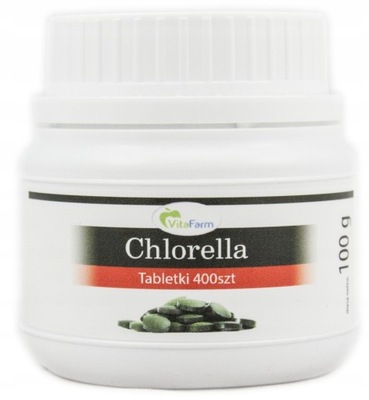 CHLORELLA TABLETKI 400 szt. NATURALNA ALGA MORSKA