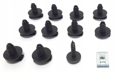 Кліпси монтажні підкрилок citroen c3 picasso c4 c5 фото №1