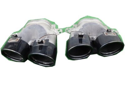 Наконечники вихлоп гасник mercedes cls w257 w238 amg фото №1