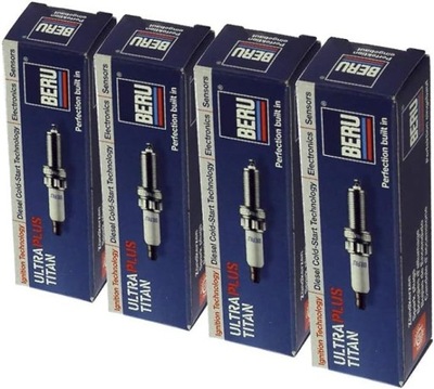 4x ŚWIECE ZAPŁONOWE BERU UPT12P 4 sztuki