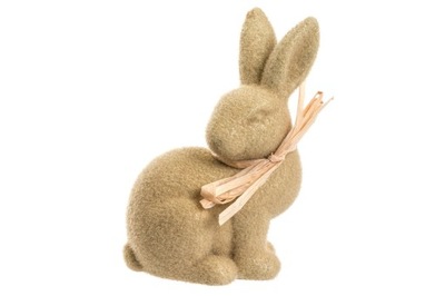 Figurka króliczka królik flokowany