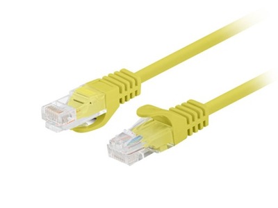 LANBERG Patchcord Cat.5e UTP 3m yellow 10-pack